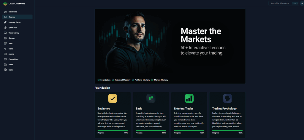 Chart Champions Courses Overview